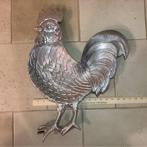 Cast Aluminum Rooster Tray